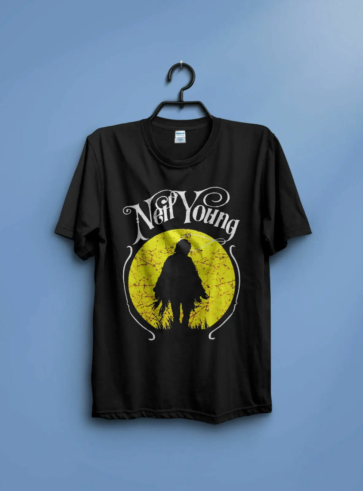 

Neil Young Vintage Solo US Tour 93 T-Shirt by gildan New reprint Newest Top Tees custom printed tshirt hip hop funny tee