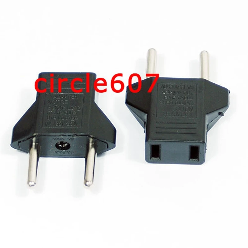 

US Europe AC Wall Socket Plug US to EU Power Converter Adapter 1Pc