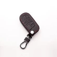 for Jeep Grand Cherokee Compass Liberty Commander Renegade Flip Remote Keyboard cover 5 button key dust collector Car wallet