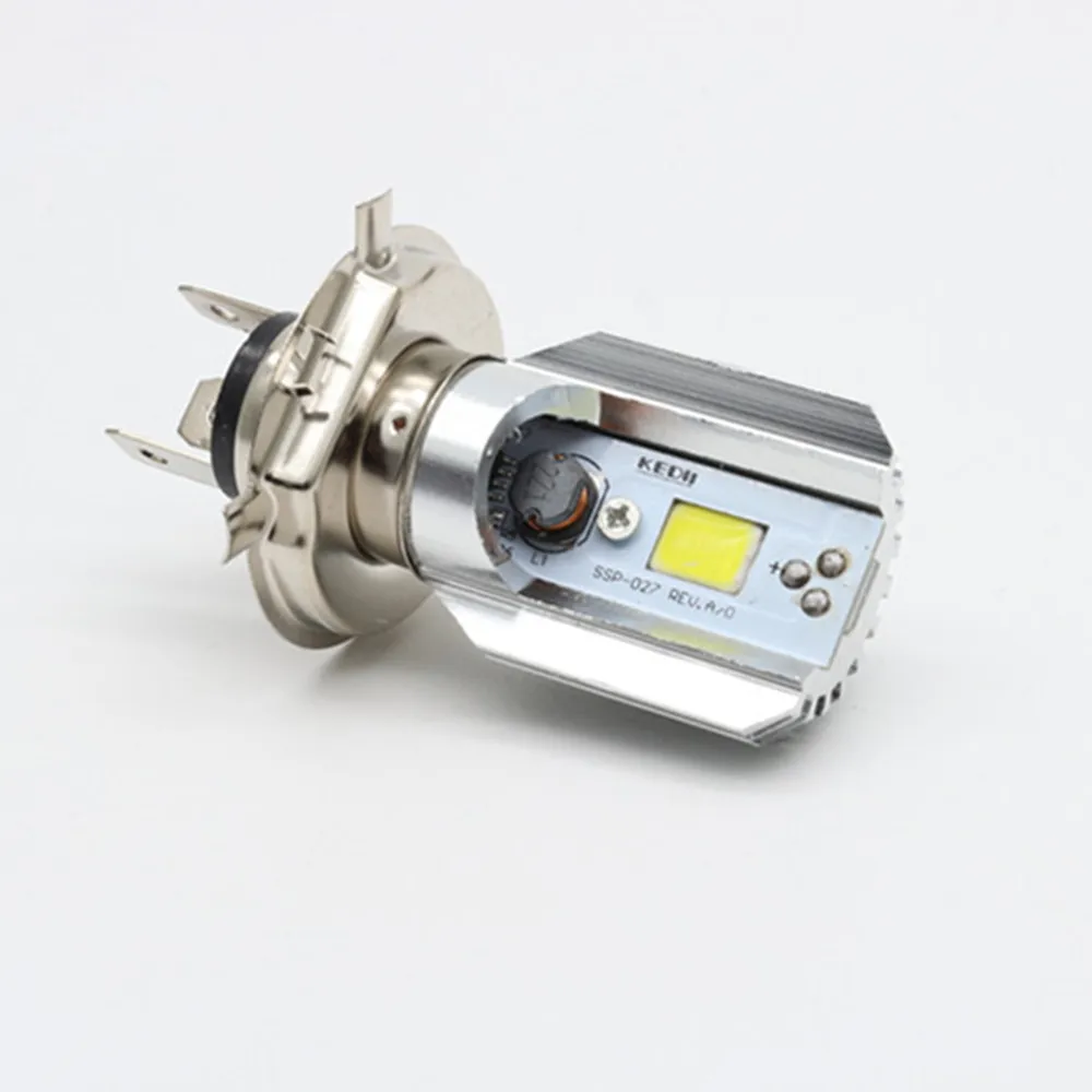 1 шт. мотоциклетные светильник лампы 9W H4/BA20D COB 900lm белый Цвет лампа фары для