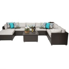 Качественная садовая мебель простой комплект диван и кресла