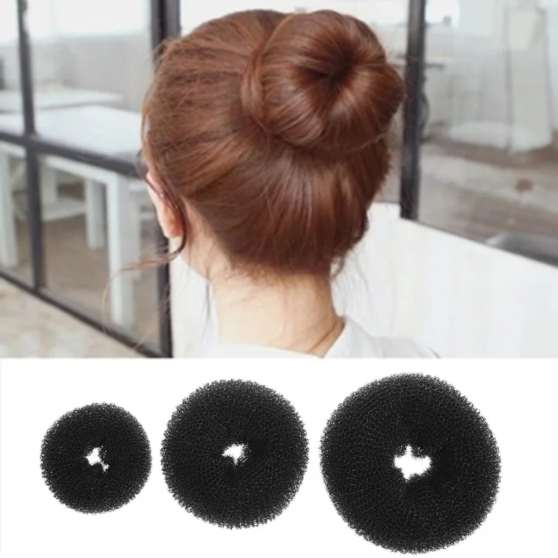 

1PCS Size S/M/L Fashion Women Magic Shaper Donut Hair Ring Bun hair Accessories Lady Styling Tool Hair Accessories