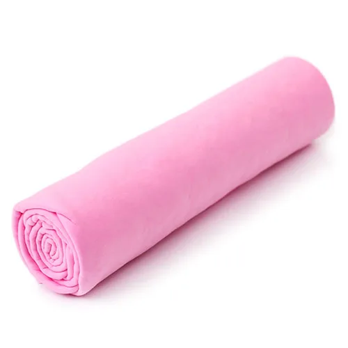 SYDZSW ПВА Pet Cat Dog полотенца материалы для чистки собак Волшебные полотенца для собак быстросохнущая имитация Buckskin супер впитывающая многофункциональная - Цвет: Розовый