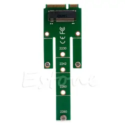 Мини NGFF M.2 B Ключ SATABased SSD к PCI Express адаптер mSATA карты 2230 2242 2260/80