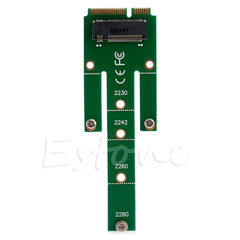

Mini NGFF M.2 B Key SATABased SSD to PCIe mSATA Adapter Card 2230 2242 2260/80