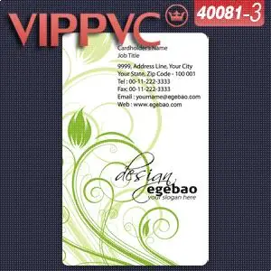 a40081 3 pvc card for printing business card template for card single business card template