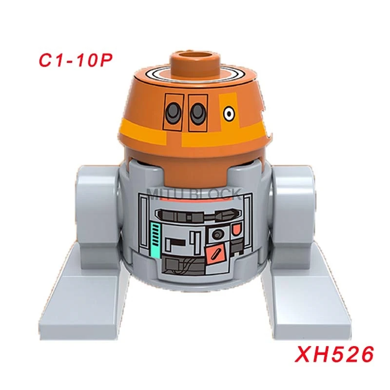 Одиночная распродажа, Звездные войны, космические войны, робот C3Po R2D2, C-3Po, R2-D2, Звезда смерти, дроид, Звездные войны, фигурки, строительные блоки - Цвет: xh526