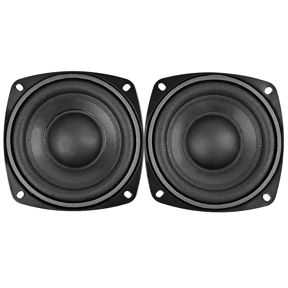 AIYIMA 2Pcs inch 50W Subwoofer Audio Speaker Portable Mini
