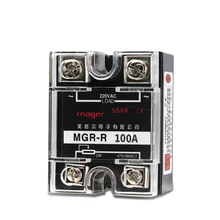 

100A SSR-100VA VR To AC Solid State Relay Voltage Regulator Module SSVR-100A Resistance Voltage Regulator 220/380VAC