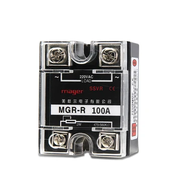 

100A SSR-100VA VR To AC Solid State Relay Voltage Regulator Module SSVR-100A Resistance Voltage Regulator 220/380VAC