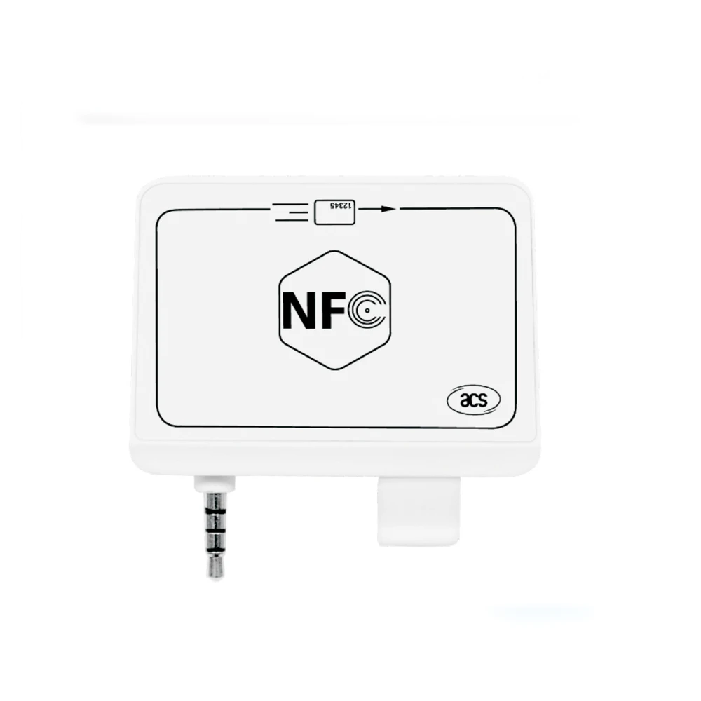 ACR35 NFC кард ридер для мобильного телефона untuk ponsel algoritma dan DUKPT kunci sistem + английский