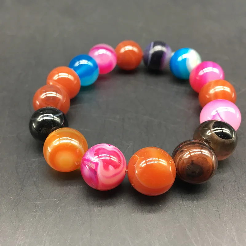 

Universe galaxy Multi color Chakra Bracelet Men Beads Reiki Buddha Prayer Natural Stone Yoga Bracelet For Women 4mm 6mm 8mm