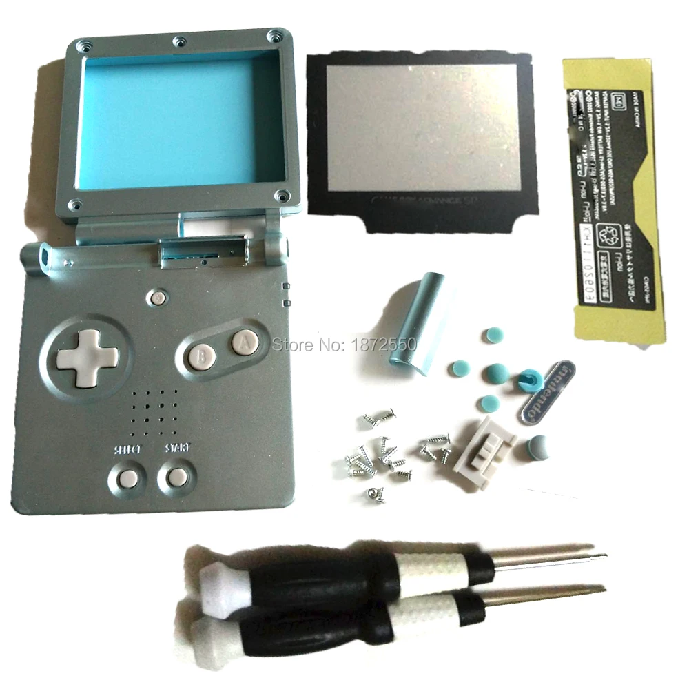 

Hot Light Green Color DIY Housing Shell The Hot Case Cover Fit For GameboyAdvance SP NintendoGBA SP Replacement Game Console Boy
