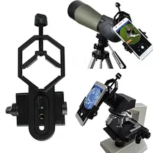 Universal Microscope Telescope Stand Adapter For Iphone Samsung Galaxy xiaomi camera lens Adapter Alloy Smartphone Phone