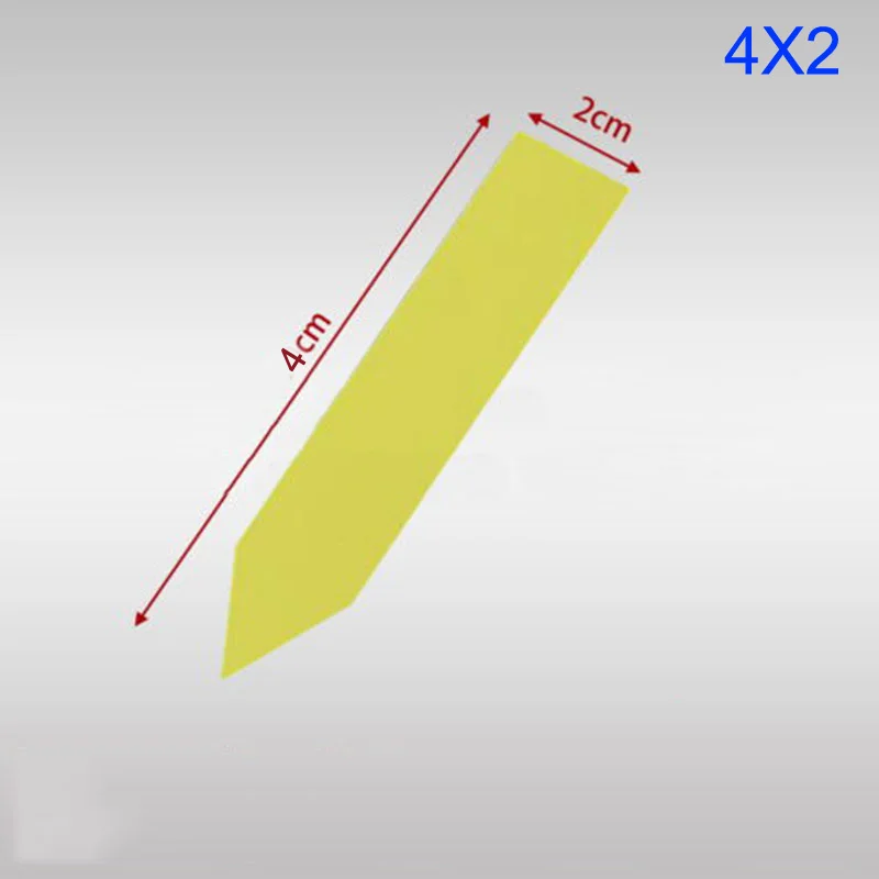 100 шт маркер для растений садовые этикетки пластиковые бирки саженцы травы 5 цветов