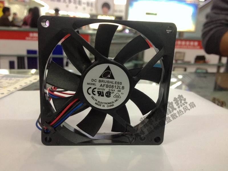 

brand new DELTA AFB0812LB 8CM 8015 12V 0.14A silence cooling fan