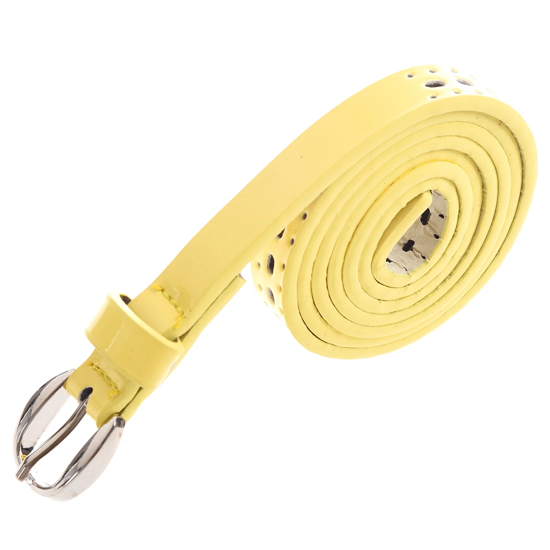 

Charming Pin Buckle Women's Openwork PU Slender Belt