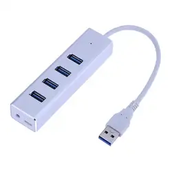 USB3.0 до 4 Порты и разъёмы USB 3.0 + 5pin женский HUB адаптер W/Micro USB Интерфейс 5 Гбит/с, высокая Скорость сплиттер кабель W/LED индикатор