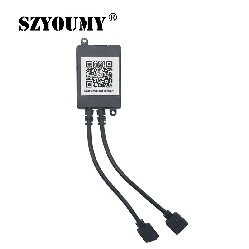 

SZYOUMY DC12V 24V Bluetooth 4.0 RGB Controller for 3528 5050 2835 5730 LED Strips Compatible with IOS 6.0 & Android 4.3
