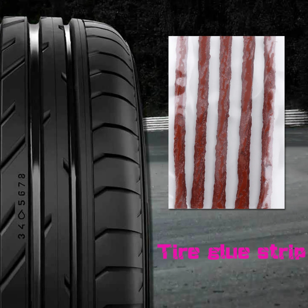 

10/30Pcs Car Van Tyre Repair Tubeless Rubber Seal Strip Plug Tire Puncture Recovery High Quality Kit
