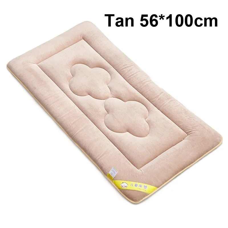 Детская кроватка для малышей, мягкий бархатный матрас для новорожденных, удобная переносная детская простыня, пеленальные подушки, чехлы - Color: Ivory