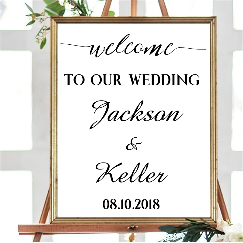 Custom Wedding sticker