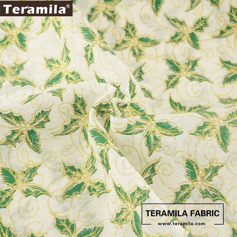 Композитная ткань Teramila 50 см x 150 с принтом зеленых листьев фотоальбом сделай сам