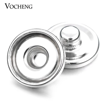 

200pcs/lot Small 12mm Metal Button Snap Charms Base Edged Interchangeable Jewelry Accessory VG-192