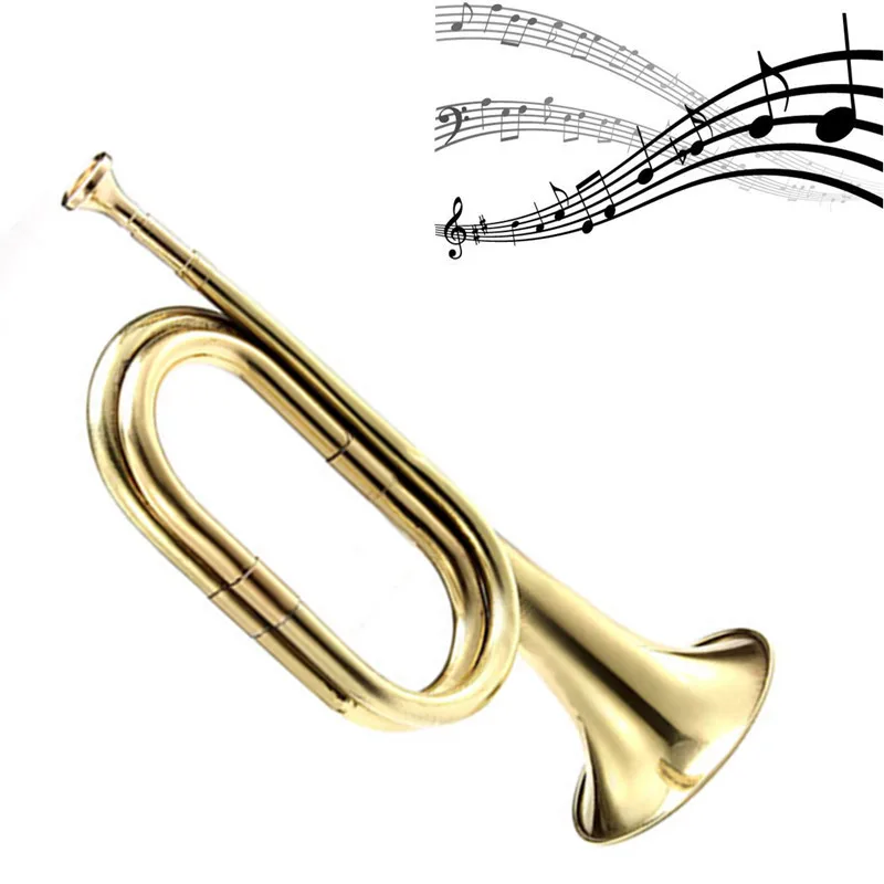 Зебра 1 шт. 31 см Железный Ретро латунный армейский Военный кавалерийский медный труба Стеклярус для латунных музыкальных инструментов любителей музыки