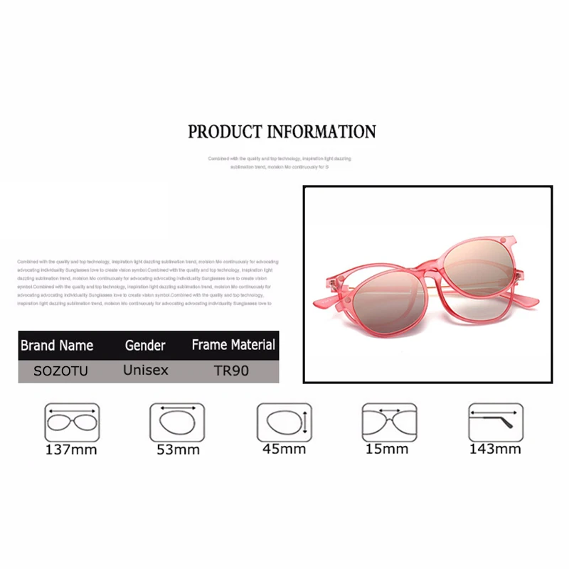 Оптическая оправа для очков Мужская женская с зажимом на магнитах поляризованные солнцезащитные очки Рецептурные очки оправа для очков для мужчин YQ347