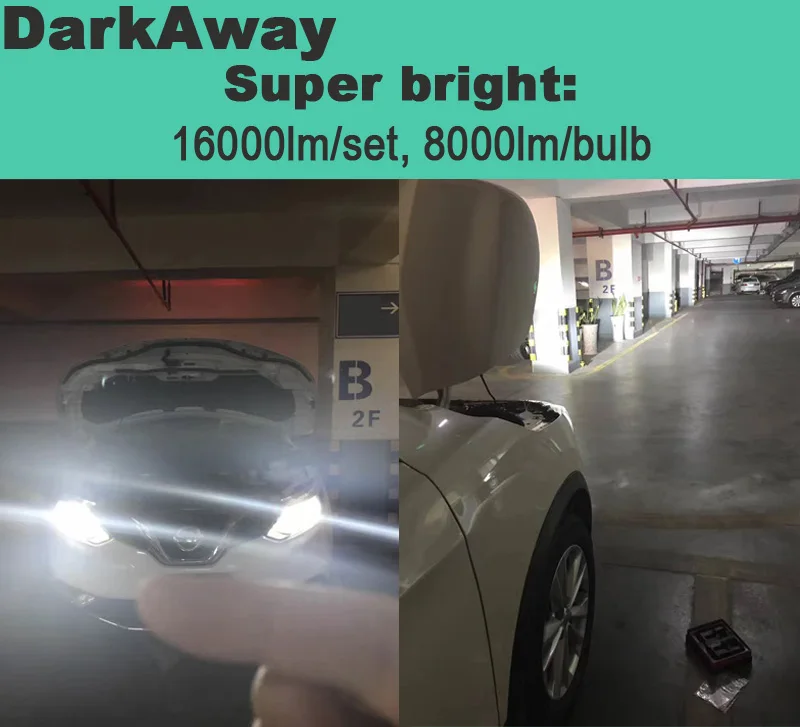 LED Headlight LHXGI7-8 DarkAway