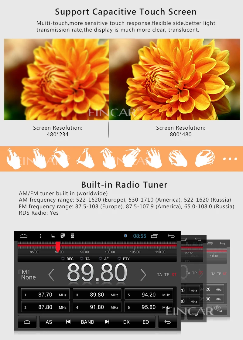Perfect Car radio Video Audio GPS Navigator For Toyota COROLL EX  in Dash Head Unit Android Autoradio WIFI Bluetooth/EQ/ Airplay Steerin 7