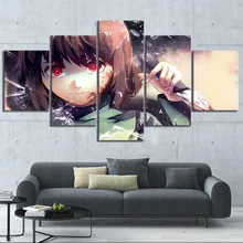 5 Pieces Cartoon Pictures UNDERTALE Chara Video Game Poster Decorative Wall Painting for Living Room Decor консоль chara
