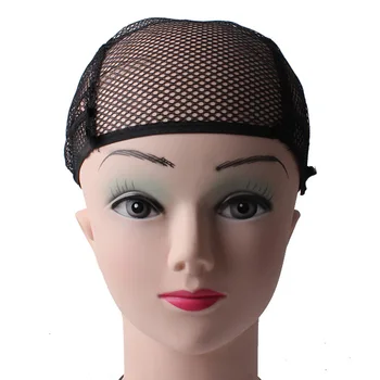 10PCSBreathable Wig Cap Hairnet Adjustable Nylon Weaving Mesh Wig Caps With Lace Straps For Making Wig 2