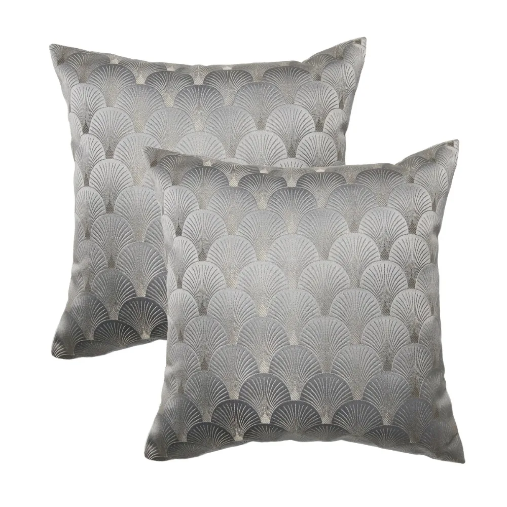 

GIGIZAZA 1 Pair Customize Cushion Cover 45 x 45 Geometric Gradual Change Throw Pillowcases Decorative Cushion Covers for Sofa