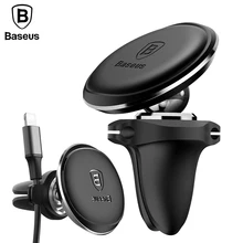 Baseus Car Holder For Phone Magnetic Stand Holder Air Vent Mount Car Phone Holder For iPhone 7s 8 Samsung S8 Stand GPS Bracket