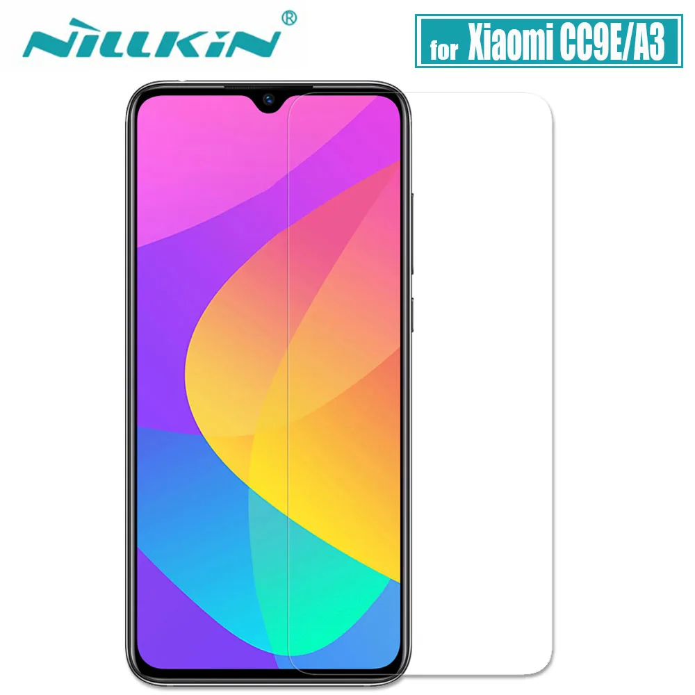 

Xiaomi Mi CC9e/A3 Glass Screen Protector Nillkin Amazing 9H 0.33mm Clear Safety Protective Glass Xiaomi CC9E/A3 Tempered Glass