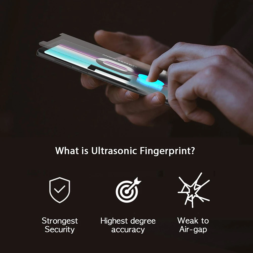 Ультразвуковая Защита для экрана из закаленного стекла Samsung Galaxy S10 Plus 3D изогнутая