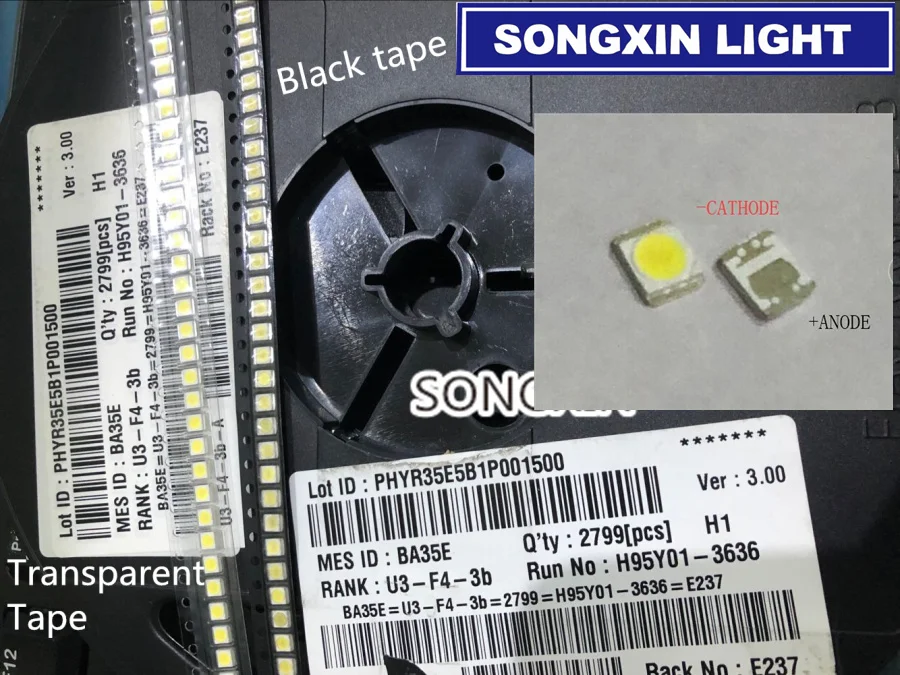 100PCS Original and new For LG LED Backlight 1210 3528 2835 1W 100LM