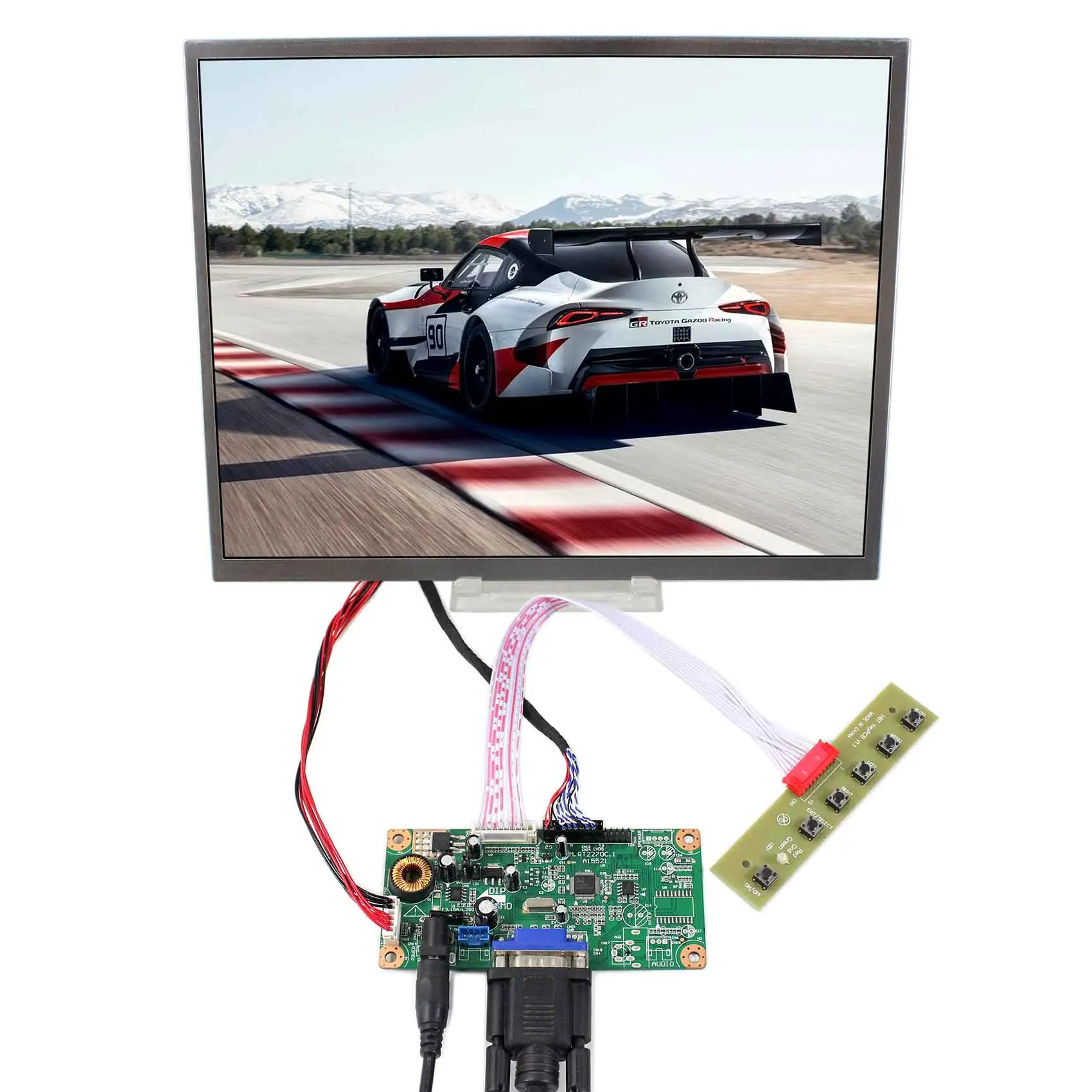 12 1 дюймовый ЖК экран VGA контроллер платы 20pin LVDS коннектор разрешение
