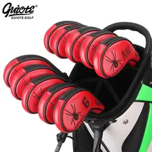 [3 цвета] паук Утюги Для Гольфа Головные уборы молния Гольф Железный Чехол Набор# 3-9PAS вышивка дизайн молния серии