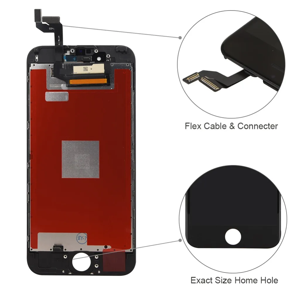 Khisol AAA класс 100% без битых пикселей экран для iPhone 6s Запасной ЖК дисплей с 3D силой