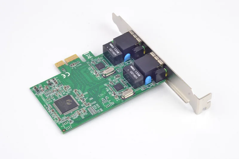 2 порт PCI Express гигабитная сетевая карта сетевой адаптер 10/100/1000M для сервера