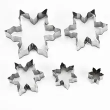 Кухонные принадлежности Снежинка из нержавеющей стали форма для выпечки печенья DIY Рождественский торт форма для выпечки для принадлежности для кухонного бара