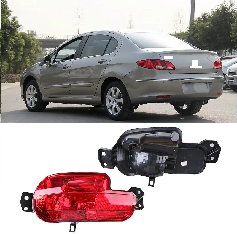 CAPQX для Peugeot 408 2009 2013 задний бампер стоп светильник отражатель противотуманная