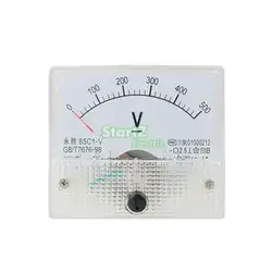 85C1-500V DC Аналоговый метр Панель Ток Напряжение Ammeters В 0-500 в датчик