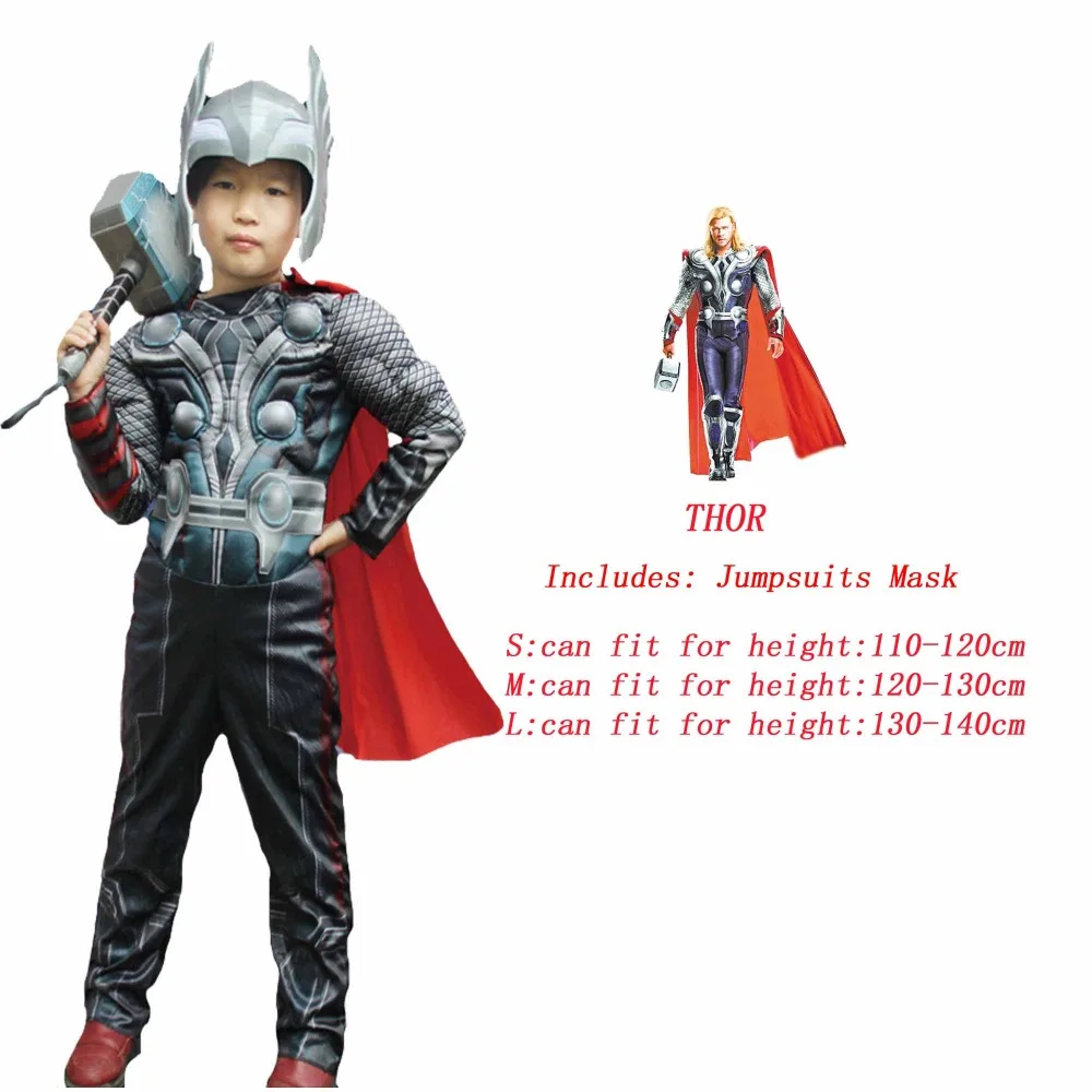 VEVEFHUANG/костюм суперхалка для мальчиков, Невероятные детские супергерои, Мстители, Халк, зеленый мускул, Комбинезоны для косплея