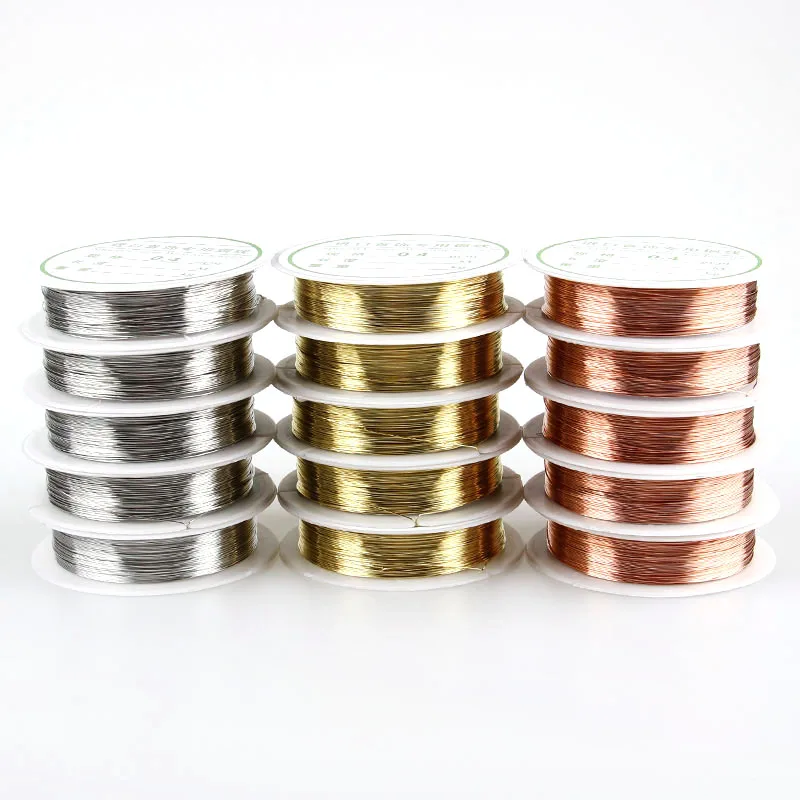 Multi Size Copper Wire Stretch Elastic Spool Rope Cord Crystal Thread