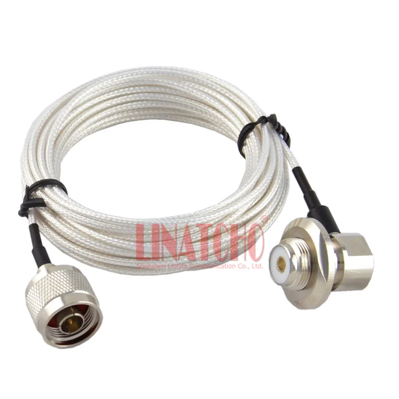 USA-CA RG316 SO239 UHF FEMALE to MCX FEMALE Coaxial RF Pigtail Cable