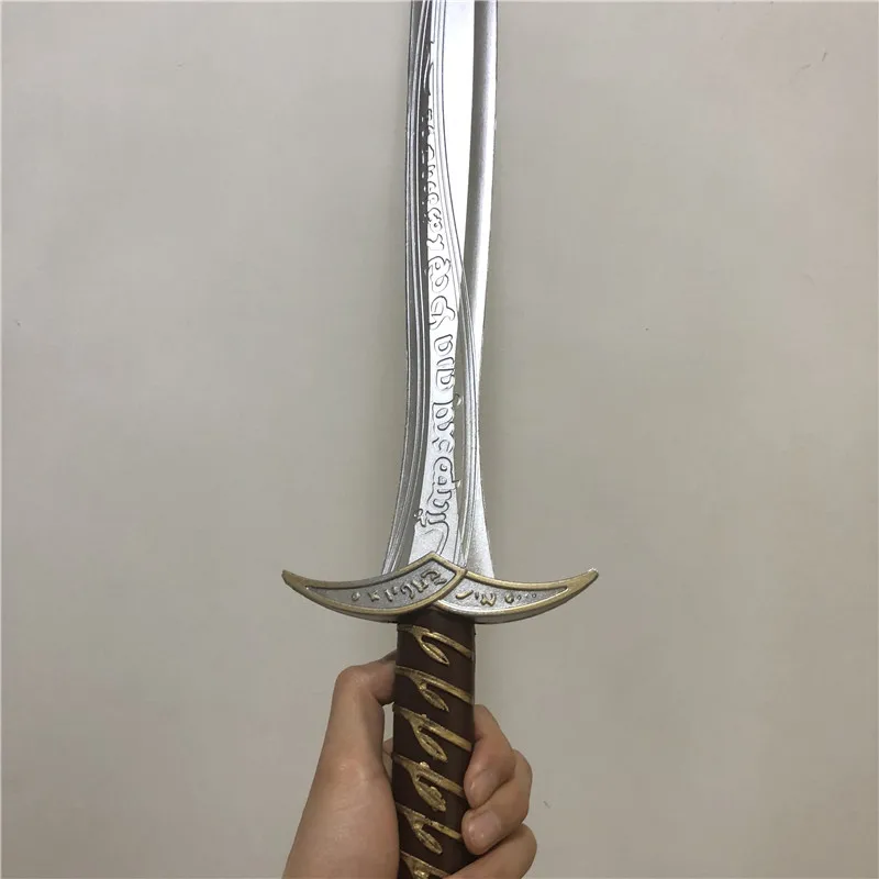 1:1 Movie Cosplay Sword 72cm Gold Sting The Hobbit Frodo Baggins Sword Kids Gift Safety PU Material